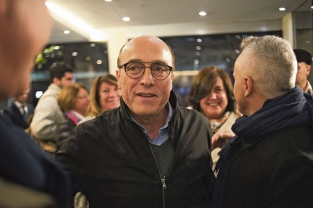 Daniel Martínez, el 30 de junio, en el Hotel Cristal Tower, donde esperó los resultados de las elecciones internas. · Foto: Ricardo Antúnez, adhocFOTOS Daniel Martínez, el 30 de junio, en el Hotel Cristal Tower, donde esperó los resultados de las elecciones internas. · Foto: Ricardo Antúnez, adhocFOTOS
