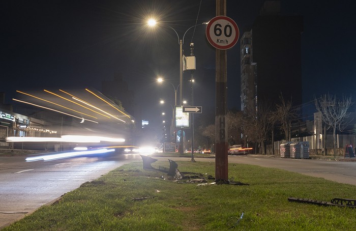 José Batlle y Ordoñez y Neyra, lugar donde se produjo un accidente. · Foto: Alessandro Maradei