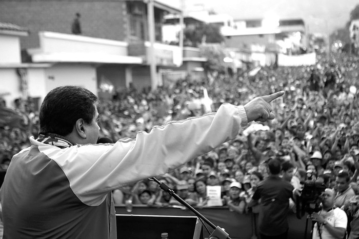 Nicolás Maduro durante un acto, el lunes, en San Felipe (Venezuela). Foto: Prensa de Miraflores, s/d de autor