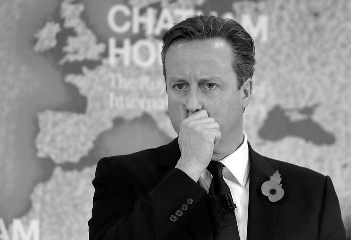 David Cameron, primer ministro británico, durante un discurso sobre la reforma de la Unión
Europea, ayer, en Londres, Reino Unido. Foto: Kirsty Wigglesworth