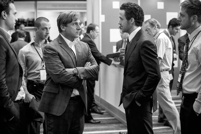 La gran apuesta (The Big Short).
Dirigida por Adam McKay. Con Ryan
Gosling, Christian Bale, Steve Carrell
y Brad Pitt. Estados Unidos, 2015.