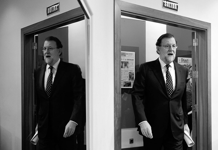 Mariano Rajoy asiste a una conferencia de prensa en el Palacio de La Moncloa. Foto: Javier Soriano, Afp (archivo, enero de 2016)