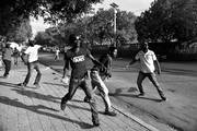Enfrentamiento de la oposición con la Policía durante una protesta contra el presidente saliente de Haití, Michel Martelly, el sábado en Puerto Príncipe. Foto: Héctor Retamal, Afp