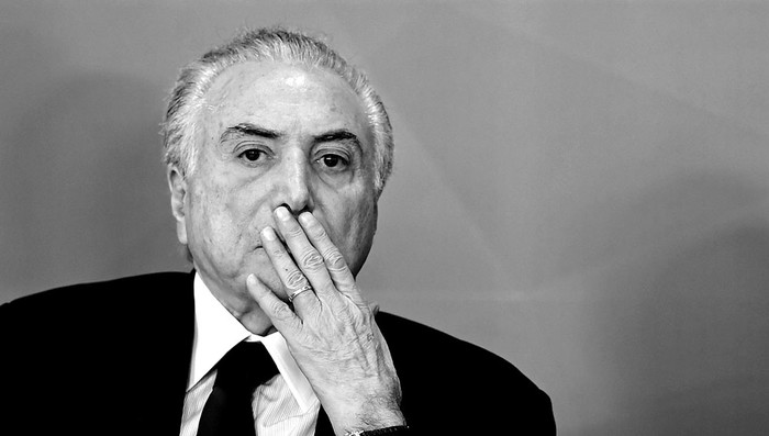 Michel Temer, ayer, en el Palacio del Planalto, en Brasilia. Foto: Evaristo Sa, AFP