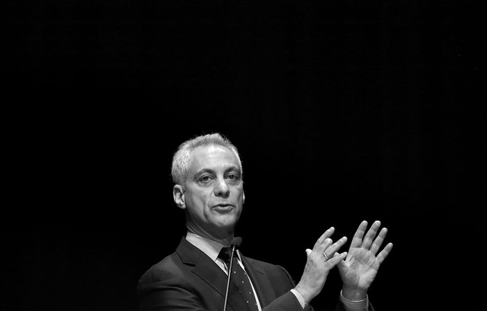 Rahm Emanuel, alcalde de Chicago. Foto: Joshua Lott, AFP (archivo, marzo de 2017)