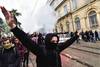 Protesta estudiantil contra las reformas planificadas del gobierno francés, el 14 de abril, en Montpellier.
· Foto: Pascal Guyot Protesta estudiantil contra las reformas planificadas del gobierno francés, el 14 de abril, en Montpellier.
· Foto: Pascal Guyot