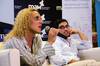 Natalia Matos y Andrés Ledezma, el viernes, en el Mercado Agrícola de Montevideo. · Foto: Alessandro Maradei Natalia Matos y Andrés Ledezma, el viernes, en el Mercado Agrícola de Montevideo. · Foto: Alessandro Maradei