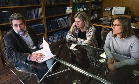 Enrique Deibe, Nina Billorou y Ximena Iannino. · Foto: Pablo Vignali Enrique Deibe, Nina Billorou y Ximena Iannino. · Foto: Pablo Vignali
