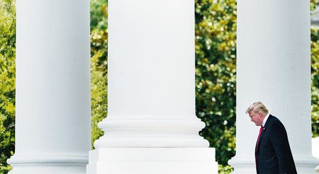 Donald Trump, ayer, en la Casa Blanca, en Washington.
· Foto: Brendan Smialowski Donald Trump, ayer, en la Casa Blanca, en Washington.
· Foto: Brendan Smialowski