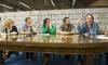Graciela Frigerio, Gabriel Quirici, Gabriela Pérez, Leonardo Nahum y Gonzalo Rodríguez, el miércoles, en la Biblioteca Nacional. · Foto: Andrés Cuenca Graciela Frigerio, Gabriel Quirici, Gabriela Pérez, Leonardo Nahum y Gonzalo Rodríguez, el miércoles, en la Biblioteca Nacional. · Foto: Andrés Cuenca