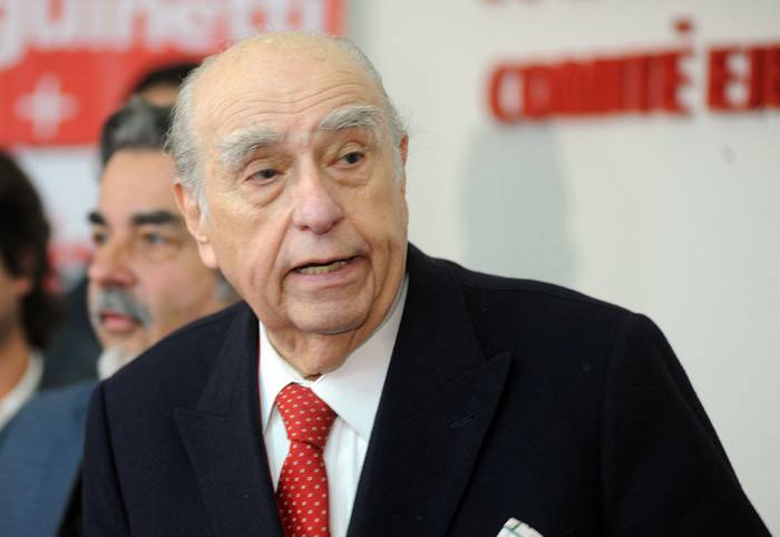 Julio María Sangunetti (archivo, mayo de 2019).
 · Foto: Federico Gutiérrez