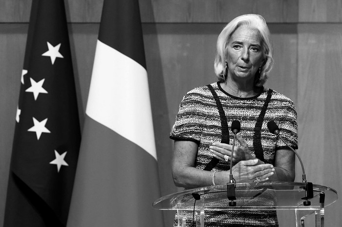 Christine Lagarde, directora gerente del Fondo Monetario Internacional (FMI), durante un seminario en París (Francia). / Foto: Christophe Karaba, Efe (archivo, setiembre de 2013)