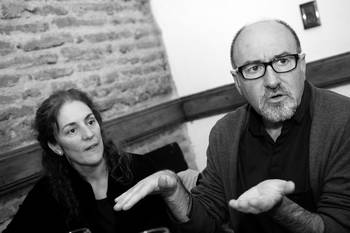 Manuela Rodríguez y Xosé Ballesteros. / Foto: Nicolás Celaya Manuela Rodríguez y Xosé Ballesteros. / Foto: Nicolás Celaya