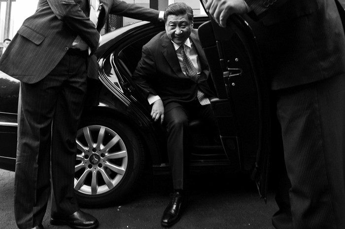 Xi Jinping, presidente de China, el domingo 20 de julio cuando llegaba al Palacio de Miraflores, en Caracas (Venezuela), para un encuentro con el presidente venezolano, Nicolás Maduro. / Foto: Miguel Gutiérrez, Efe.