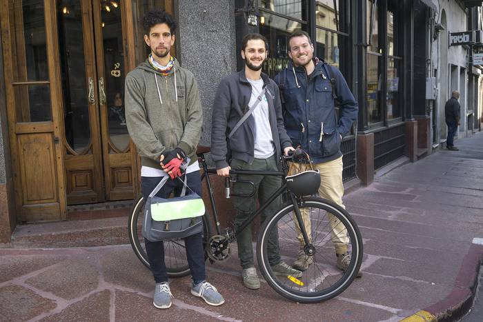Pablo Bianchi, Ignacio Pesce y Matias Deambrosi.  · Foto: Mariana Greif