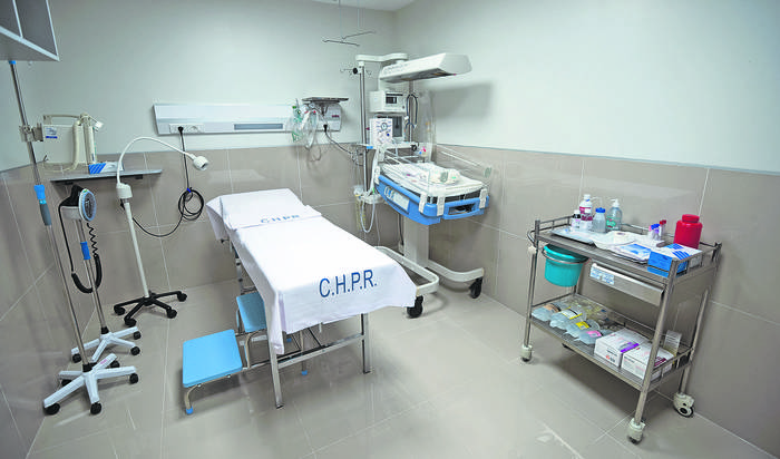 Nueva Emergencia del Hospital de la Mujer, ayer, en el Centro Hospitalario Pereira Rossell. · Foto: Federico Gutiérrez