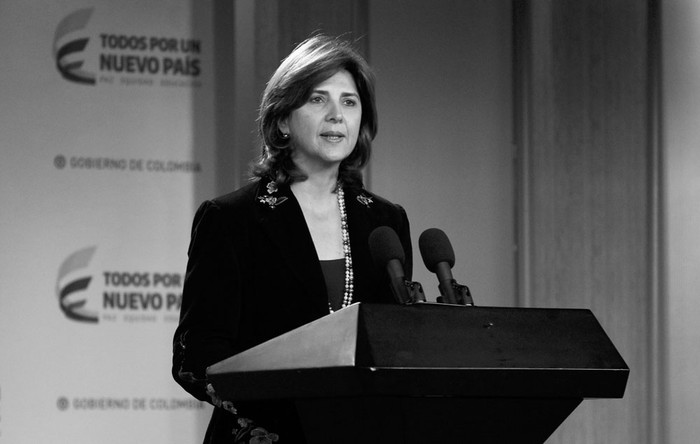 María Ángela Holguín, canciller de Colombia, el lunes, en Bogotá (Colombia).Foto: Nelson Cárdenas, Efe, Presidencia de Colombia