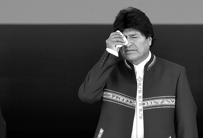 Evo Morales en Brasilia, el 2 de febrero. Foto: Evaristo Sa, Afp