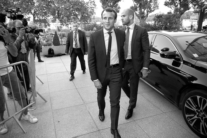 Emmanuel Macron, ministro de Economía de Francia, ayer en París. Foto: Matthieu Alexandre, Afp