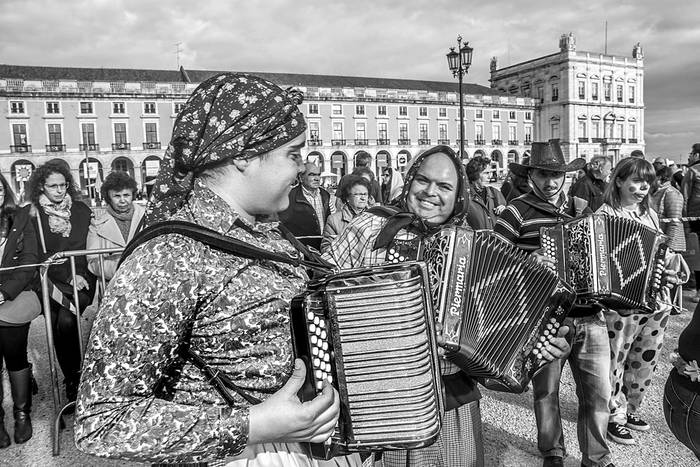 Carnaval 2017, en Lisboa, Portugal. / foto: Alberto Sibaja, AFP