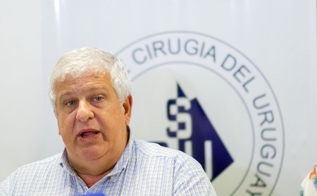 Daniel Montano, durante la conferencia de prensa en el Sindicato Anestésico Quirúrgico (archivo, abril 2019). · Foto: Mariana Greif Daniel Montano, durante la conferencia de prensa en el Sindicato Anestésico Quirúrgico (archivo, abril 2019). · Foto: Mariana Greif