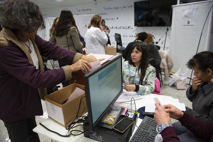 Elecciones en el Colegio Médico (archivo, agosto de 2018).
 · Foto: Andrés Cuenca