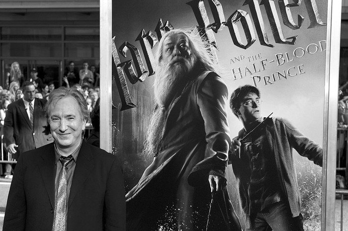 Alan Rickman, el 9 de julio de 2009, en el preestreno de Harry Potter y el misterio del príncipe en Nueva York. Foto: Don Emmert, Afp