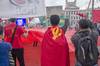 Acto aniversario del Partido Comunista del Uruguay, el 27 de octubre de 2018, en la plaza 1 de Mayo. · Foto: Alessandro Maradei Acto aniversario del Partido Comunista del Uruguay, el 27 de octubre de 2018, en la plaza 1 de Mayo. · Foto: Alessandro Maradei