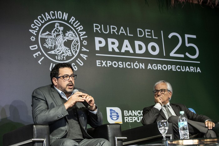 Alejandro Sánchez y Juan Castillo, el 5 de setiembre en la Expo Prado. · Foto: Diego Vila
