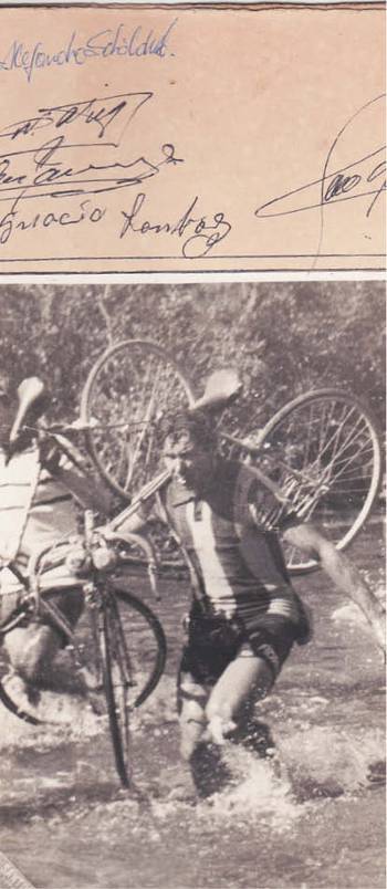 Cuarta etapa de la Vuelta Ciclista del Uruguay de 1951. Fotos del archivo familiar. Cuarta etapa de la Vuelta Ciclista del Uruguay de 1951. Fotos del archivo familiar.