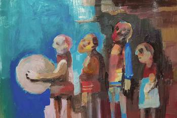 Foto principal del artículo 'El FA en busca de nuevos equilibrios' · Ilustración: Ramiro Alonso