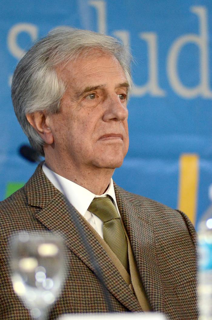 Tabaré Vázquez, archivo, setiembre de 2018. · Foto: Pablo Vignali