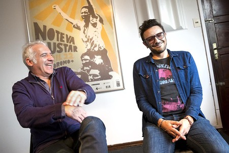 Gabriel Peluffo y Emiliano Brancciari. · Foto: Pablo Vignali Gabriel Peluffo y Emiliano Brancciari. · Foto: Pablo Vignali
