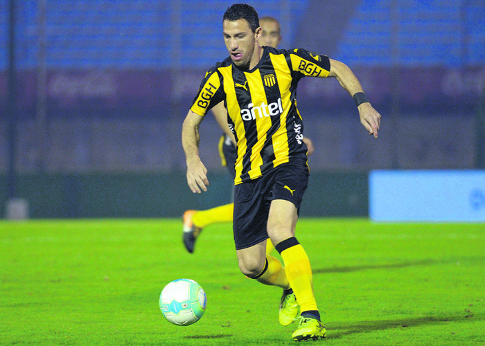 Maximiliano Rodríguez, de Peñarol.
Foto: Andrés Cuenca