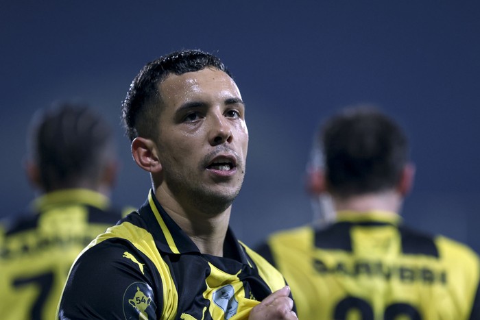 Leonardo Fernández, de Peñarol. · Foto: Rodrigo Viera Amaral
