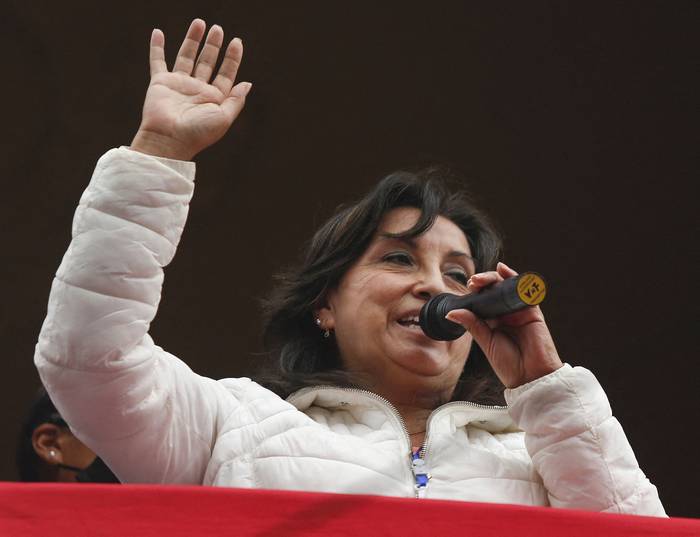 Dina Boluarte, vicepresidenta de Perú (archivo, julio de 2021). · Foto: Gian Masko, AFP