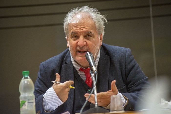 Juan Miguel Pettit, este jueves, en la Comisión Carcelaria. · Foto: Natalia Rovira