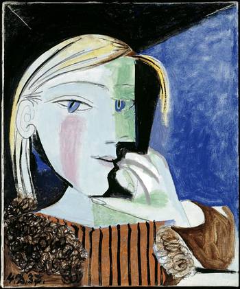 Retrato de Marie-Thérèse, 1937. Retrato de Marie-Thérèse, 1937.