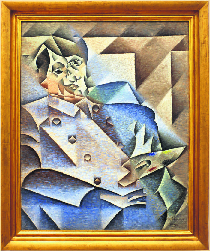_Juan Gris_, de Pablo Picasso (1912).