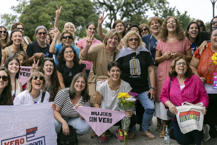 Evento multisectorial en apoyo a Verónica Piñeiro, el 23 de marzo, en el Parque Rodó. · Foto: Ernesto Ryan