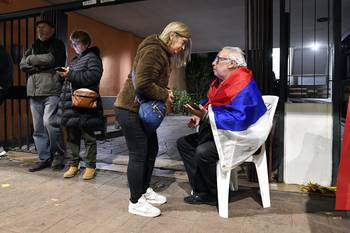 Sede central de la candidatura de Daniel Ximénez, candidato del Frente Amplio en Lavalleja. · Foto: Fernando Morán