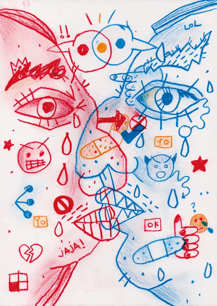 Foto principal del artículo 'Espejos rotos' · Ilustración: Carolina Gil