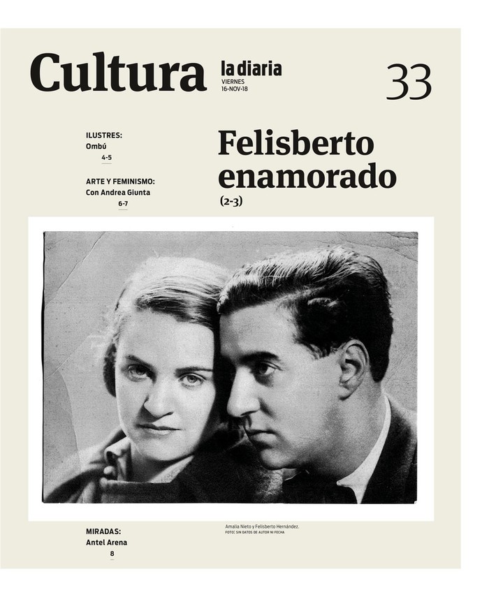 Foto principal del artículo 'Suplemento Cultura | Las cartas de Felisberto Hernández a Amalia Nieto'