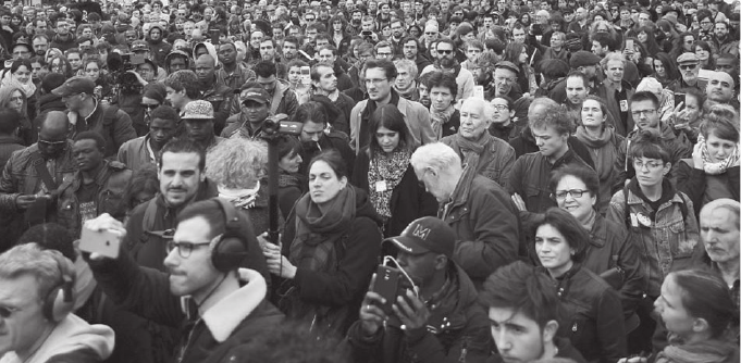 Protestas en el Centro de Montevideo luego de la infame lesión.