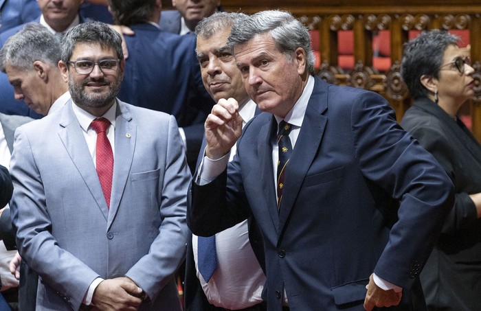 Pedro Bordaberry, el 15 de febrero, en la Cámara de Diputados. · Foto: Rodrigo Viera Amaral