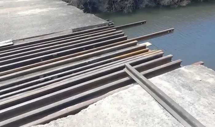Puente de Tablas. · Foto: Grupo de vecinos de José Piñera