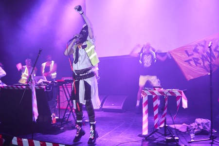 Pussy Riot, el sábado en La Trastienda. Foto: Mariana Greif Pussy Riot, el sábado en La Trastienda. Foto: Mariana Greif