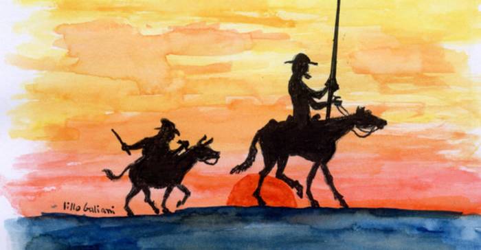 Foto principal del artículo 'Alumnos del liceo 26 escribieron un nuevo capítulo de las aventuras de Don Quijote y Sancho'