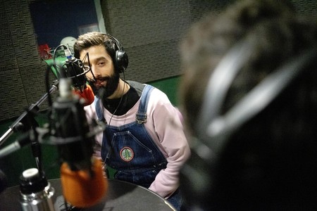 Leonardo Borges en Radio Pedal. · Foto: Mariana Greif Leonardo Borges en Radio Pedal. · Foto: Mariana Greif
