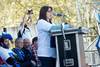 Elbia Pereira de la Federacion Uruguaya de Magisterio, en acto del Día de los Trabajadores (2017) · Foto: Ricardo Antúnez, adhocFOTOS Elbia Pereira de la Federacion Uruguaya de Magisterio, en acto del Día de los Trabajadores (2017) · Foto: Ricardo Antúnez, adhocFOTOS